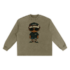 FUGLY HOMEBOY Snow Washed Oversize Long Sleeve T-shirt