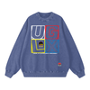 UGLX BRND Acid Wash Oversize Sweatshirt - 360 GSM