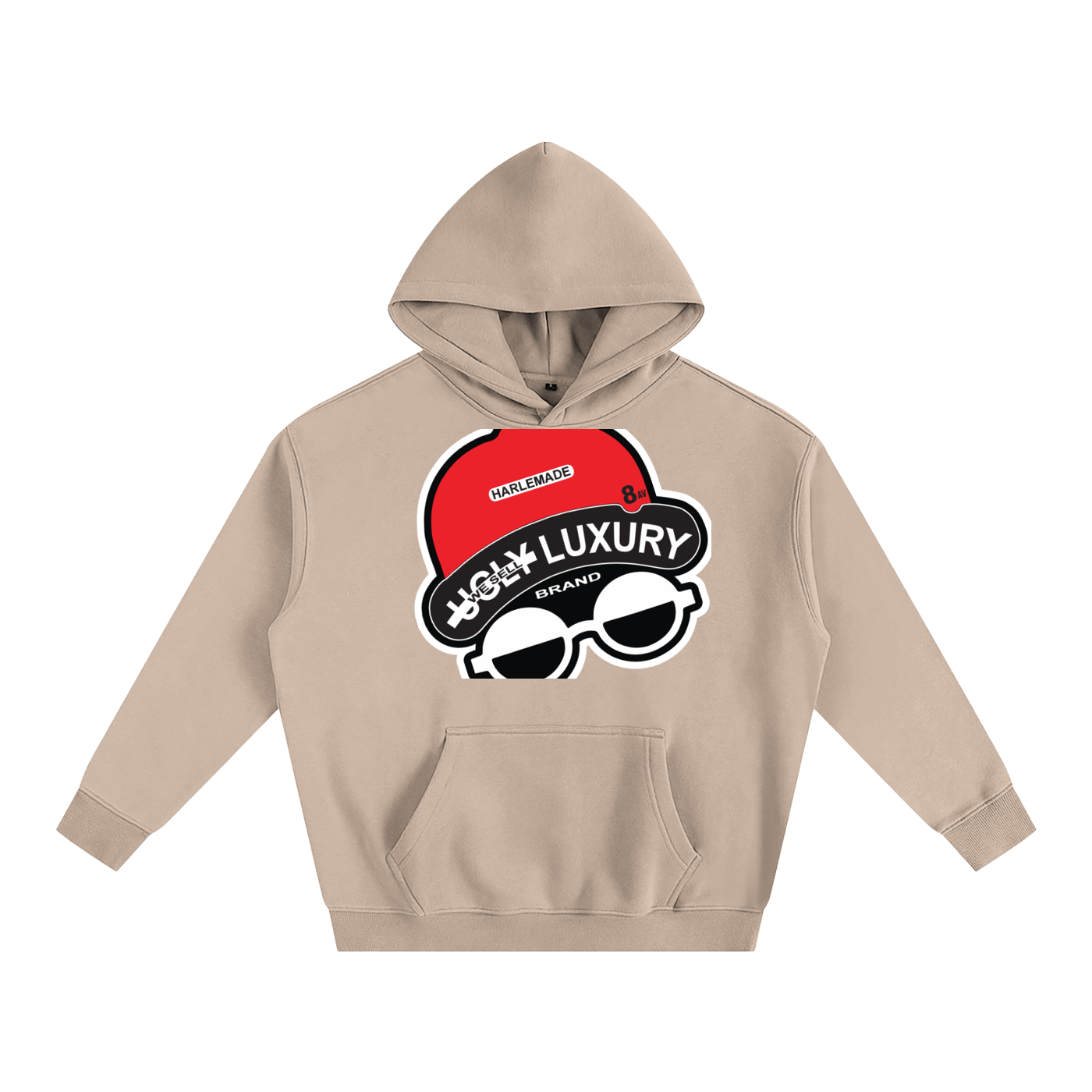 UGLY LUXURY BRAND Oversize Fleeced Hoodie