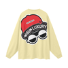 UGLY HARLEM B. Streetwear Unisex 305G FOG 100% Cotton Long Sleeve Tee