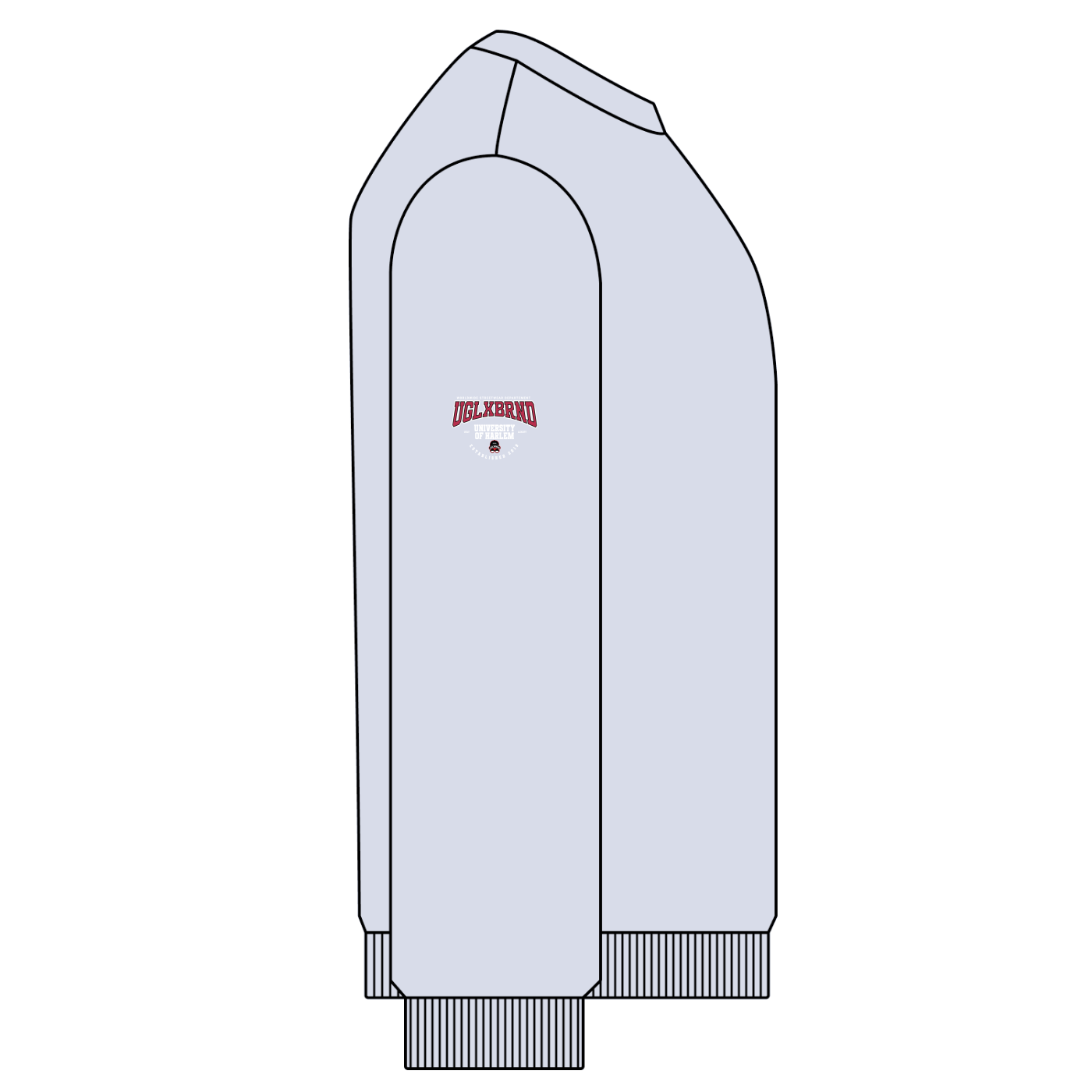 UGLXBRND EST.2019 Snow Washed Oversized Sweatshirt