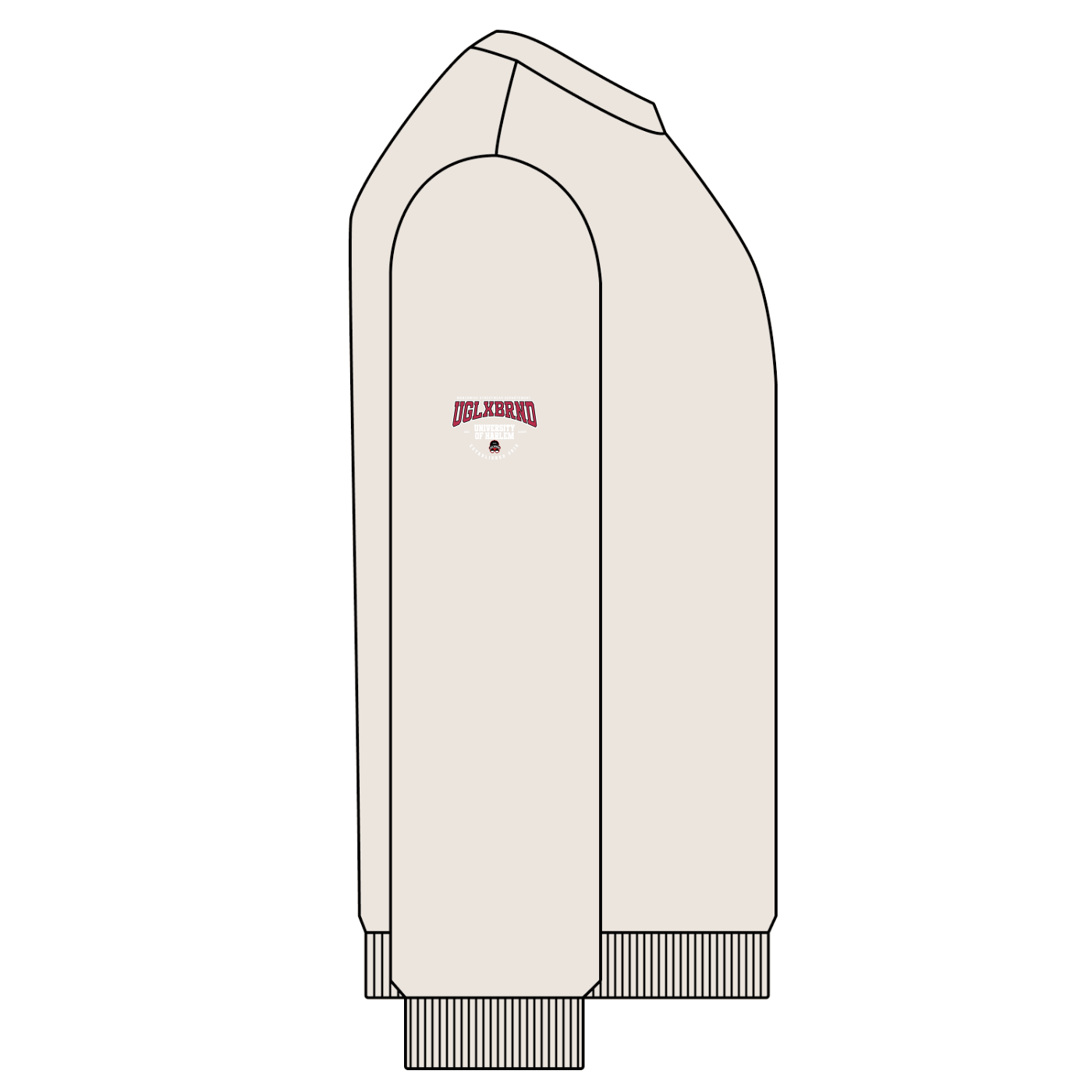 UGLXBRND EST.2019 Snow Washed Oversized Sweatshirt