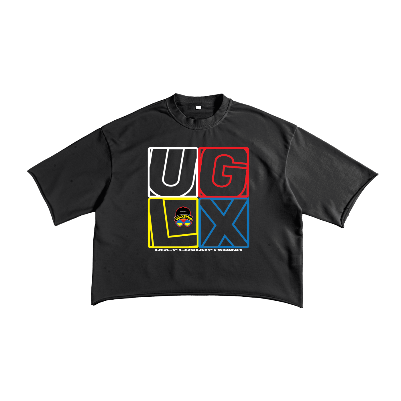 UGLX BRND French Terry Raw Edge T-shirt