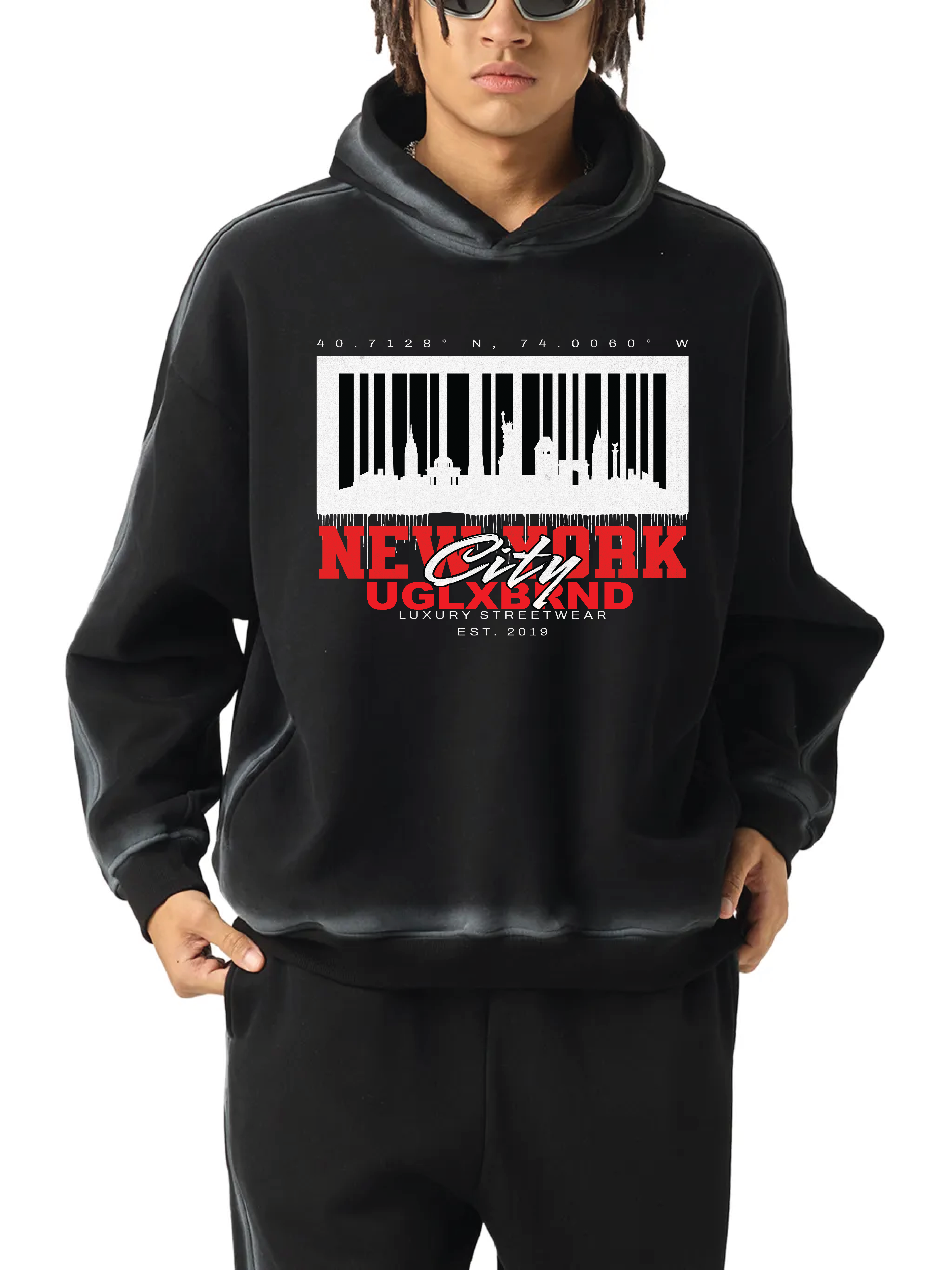 CITY ULB Sunfaded Edge Fleece Hoodie