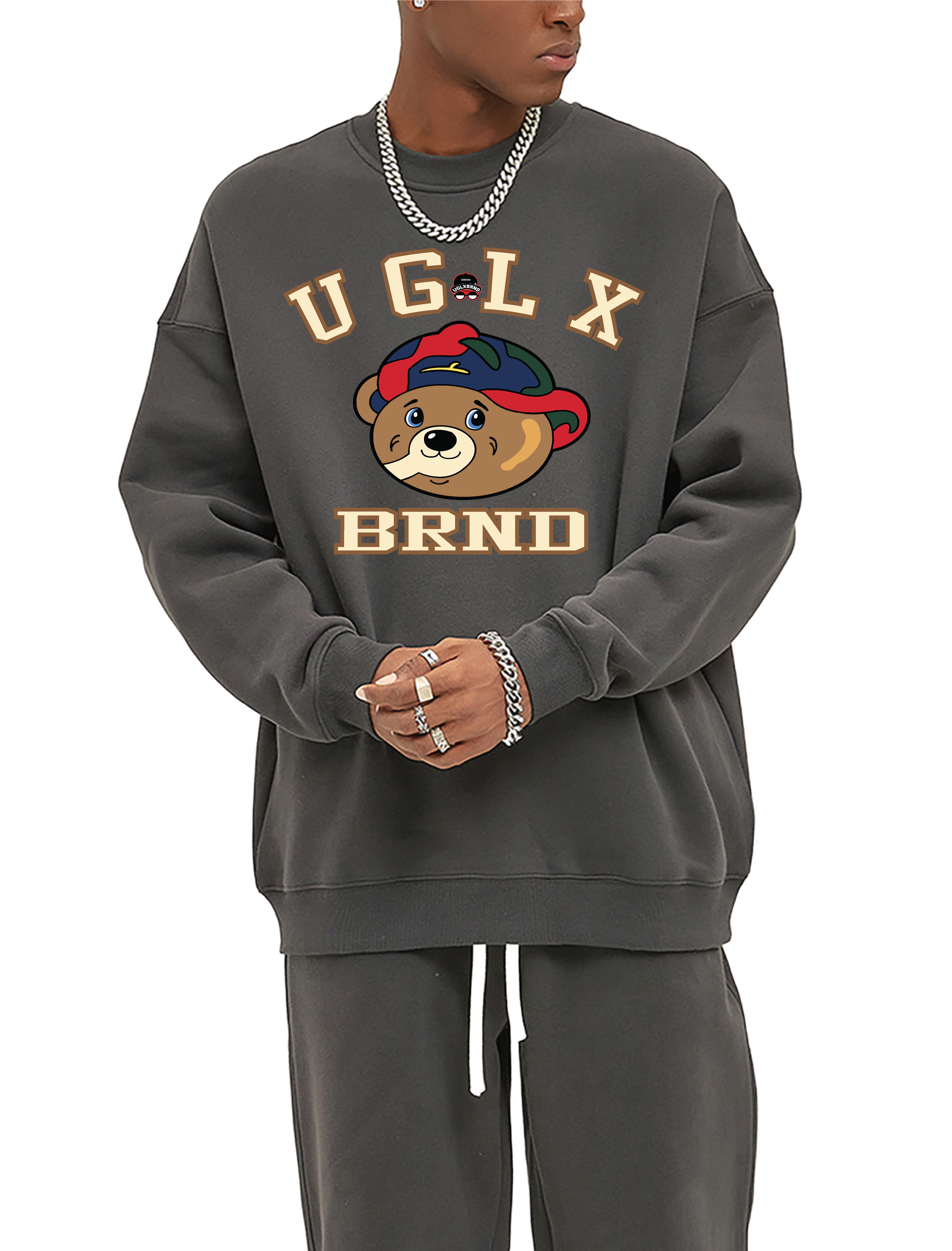 KOOL TEDDY Fleeced Sweatshirt