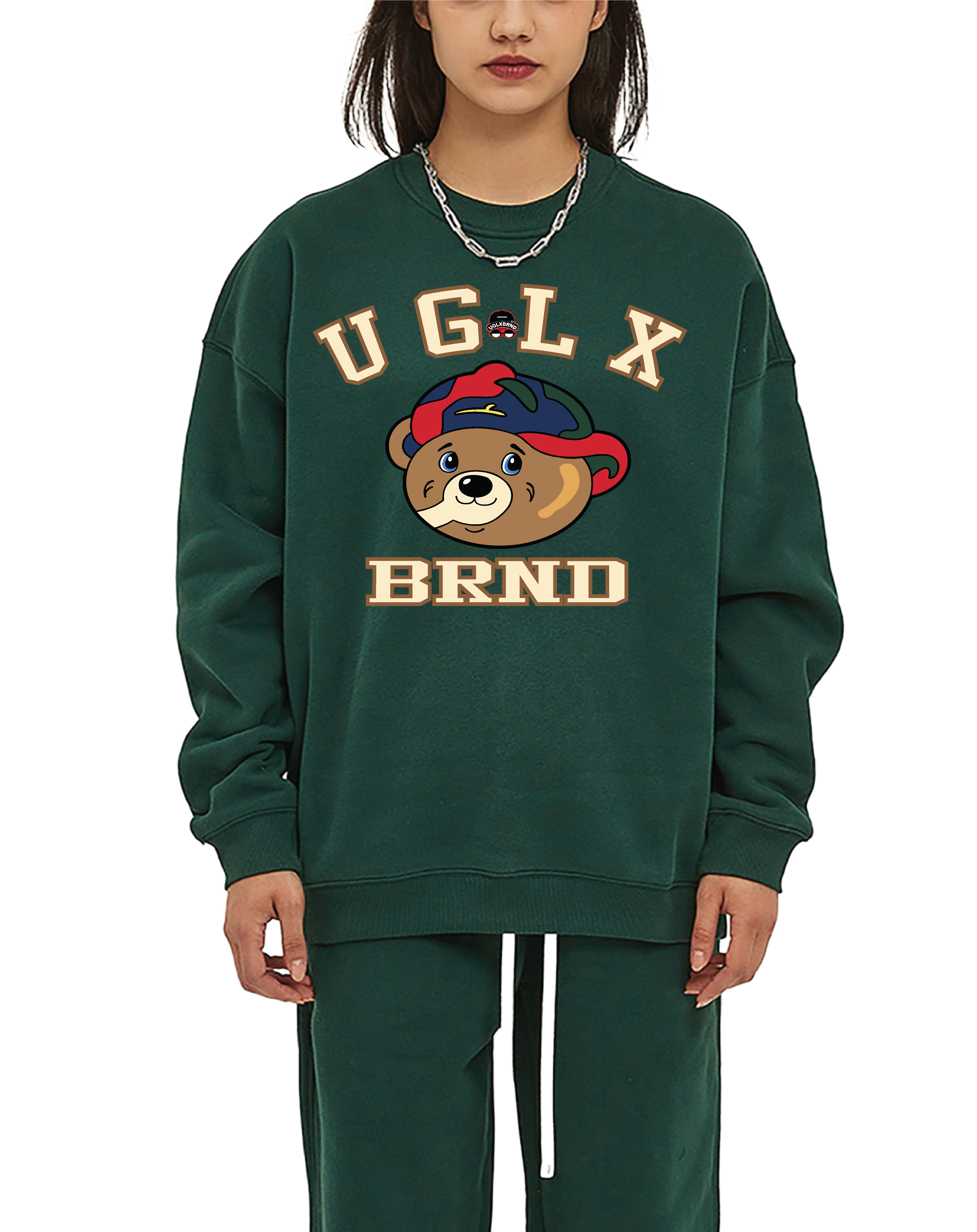 KOOL TEDDY Fleeced Sweatshirt