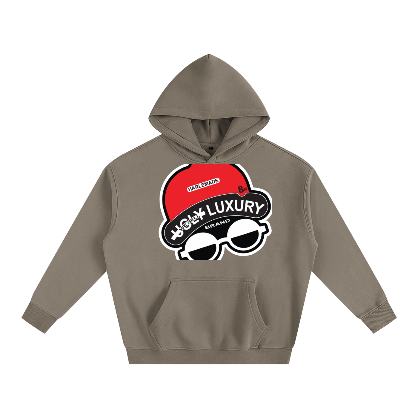 UGLY LUXURY BRAND Oversize Fleeced Hoodie
