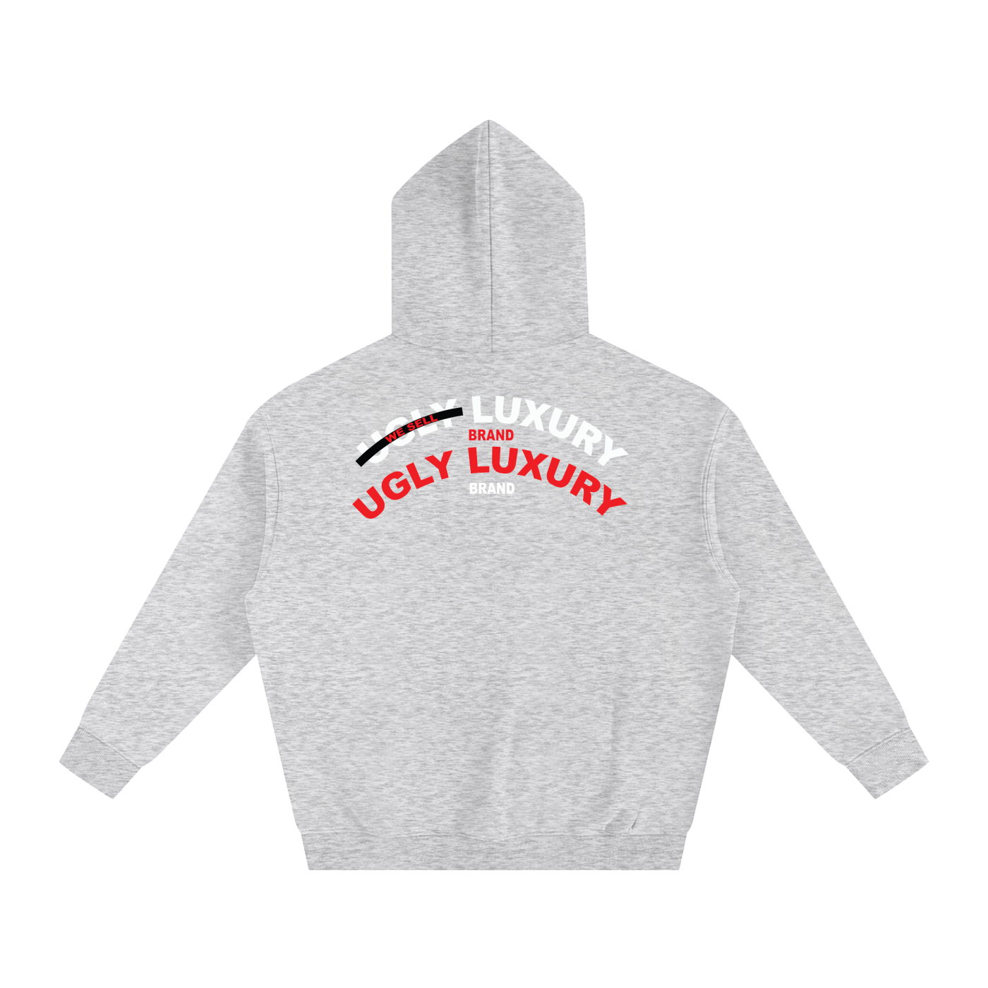 UGLY LUXURY BRAND Oversize Fleeced Hoodie