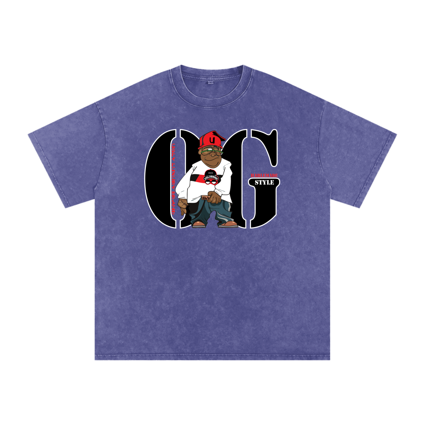 OG STYLE Acid Wash Oversize T-Shirt - 250 GSM