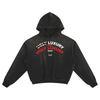 UGLY LUXURY BRAND BLK LOGO Sunfade Boxy Hoodie