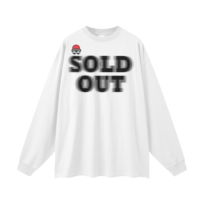 SOLD OUT Streetwear Unisex 305G FOG 100% Cotton Long Sleeve Tee