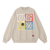 UGLX BRND Acid Wash Oversize Sweatshirt - 360 GSM