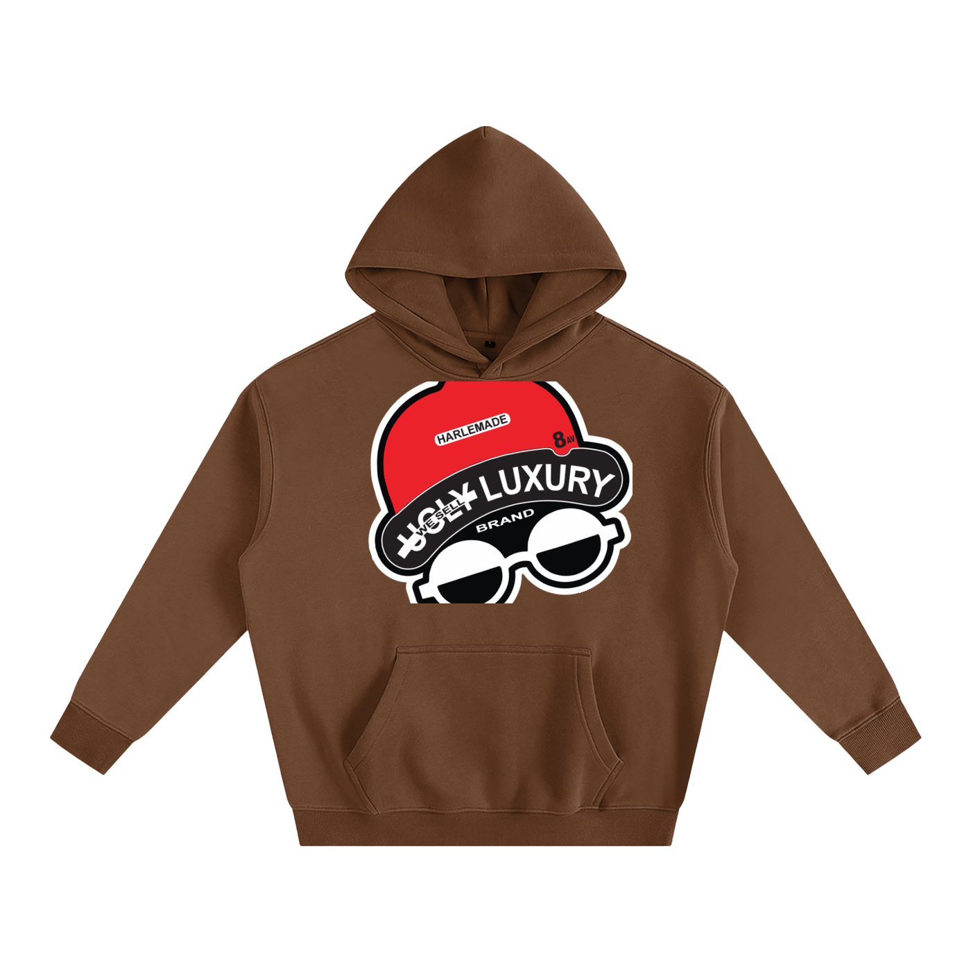 UGLY LUXURY BRAND Oversize Fleeced Hoodie