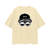 UGLY LUXURY BRAND IN BLK Oversize Deep Drop Shoulder Tee - 190 GSM