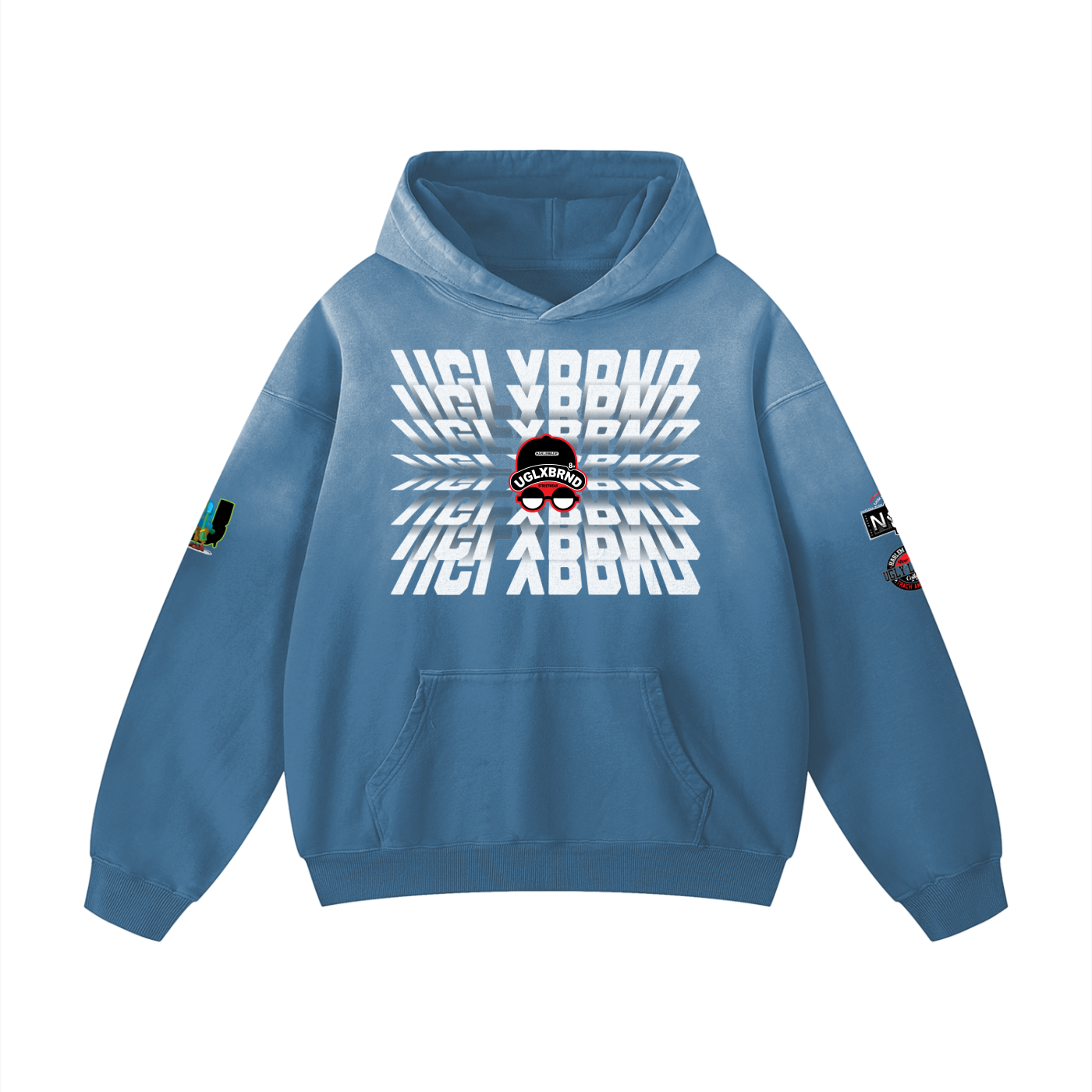 FLIP UGLXBRND Heavyweight Sunfade Oversized Hoodie