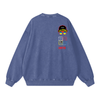 UGLX BRND Acid Wash Oversize Sweatshirt - 360 GSM