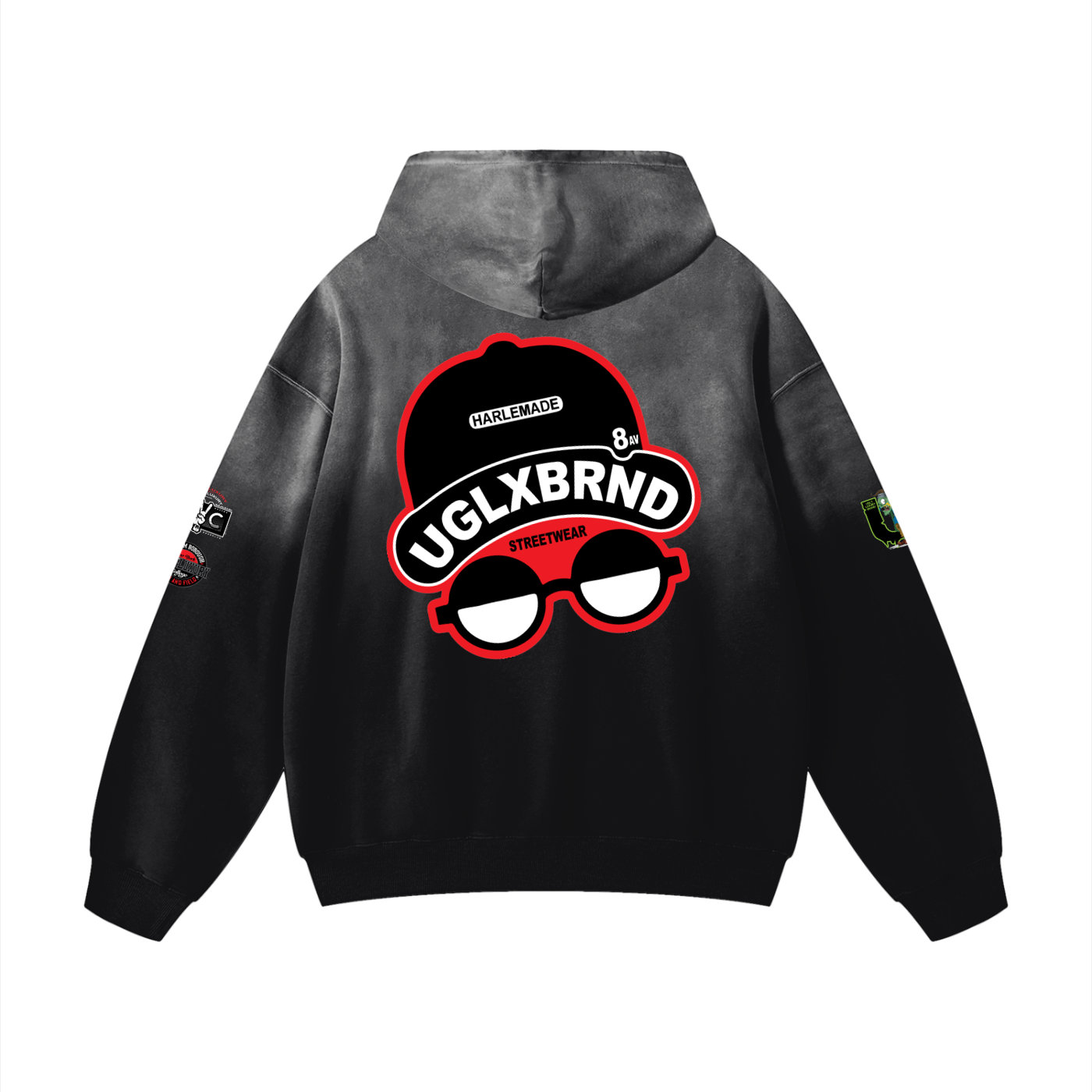 FLIP UGLXBRND Heavyweight Sunfade Oversized Hoodie