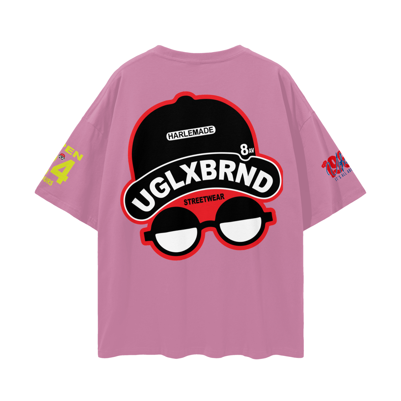 FLIP UGLXBRND Streetwear Loose Drop Shoulder T-Shirt