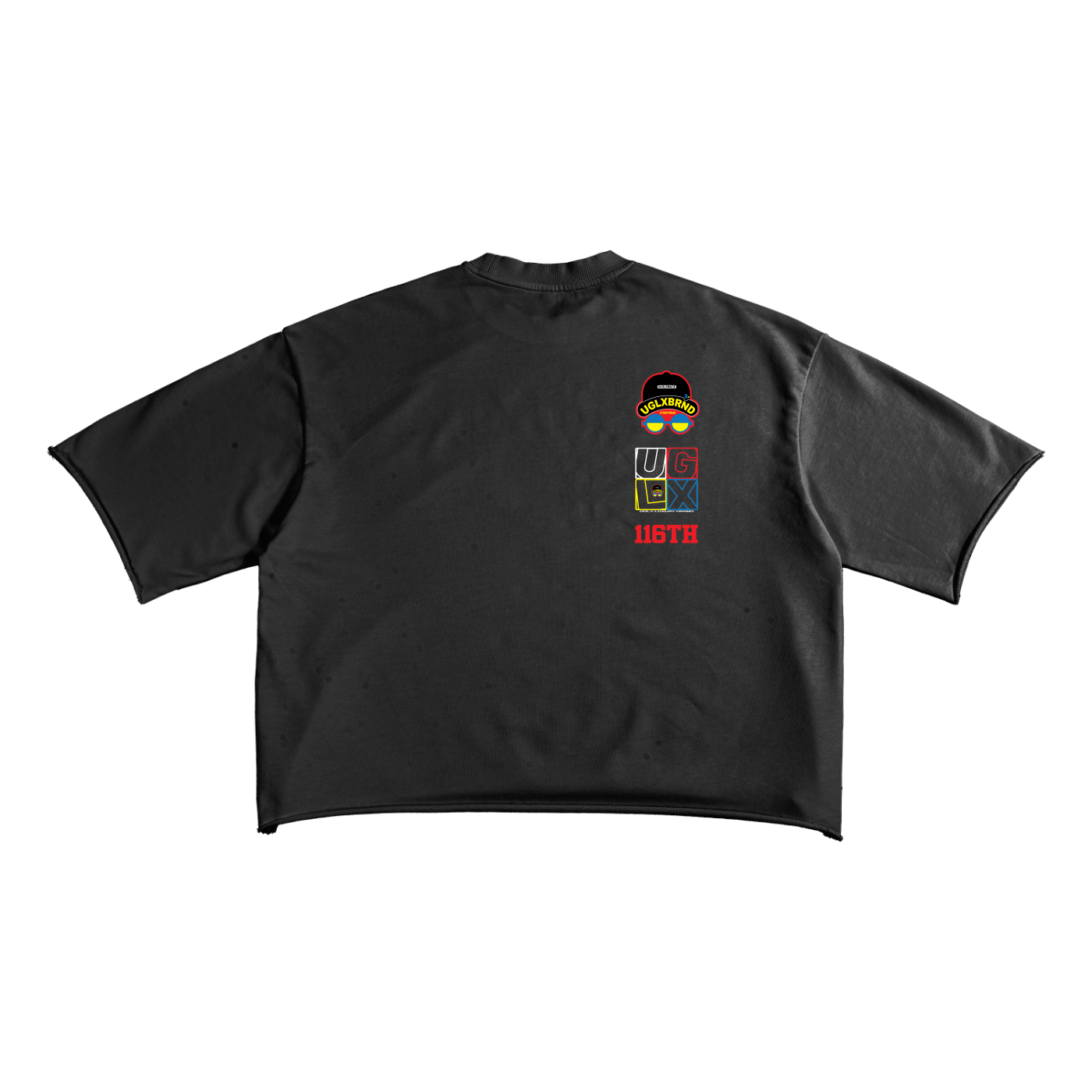 UGLX BRND French Terry Raw Edge T-shirt