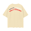 UGLY LUXURY BRAND IN BLK Oversize Deep Drop Shoulder Tee - 190 GSM