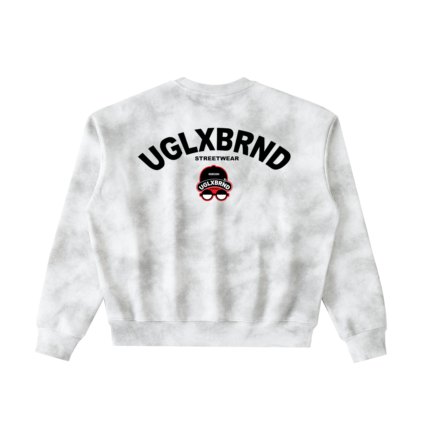 BUGS BBOY Dirty Washed Boxy Fleeced Sweatshirt