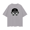 UGLY LUXURY BRAND IN BLK Oversize Deep Drop Shoulder Tee - 190 GSM
