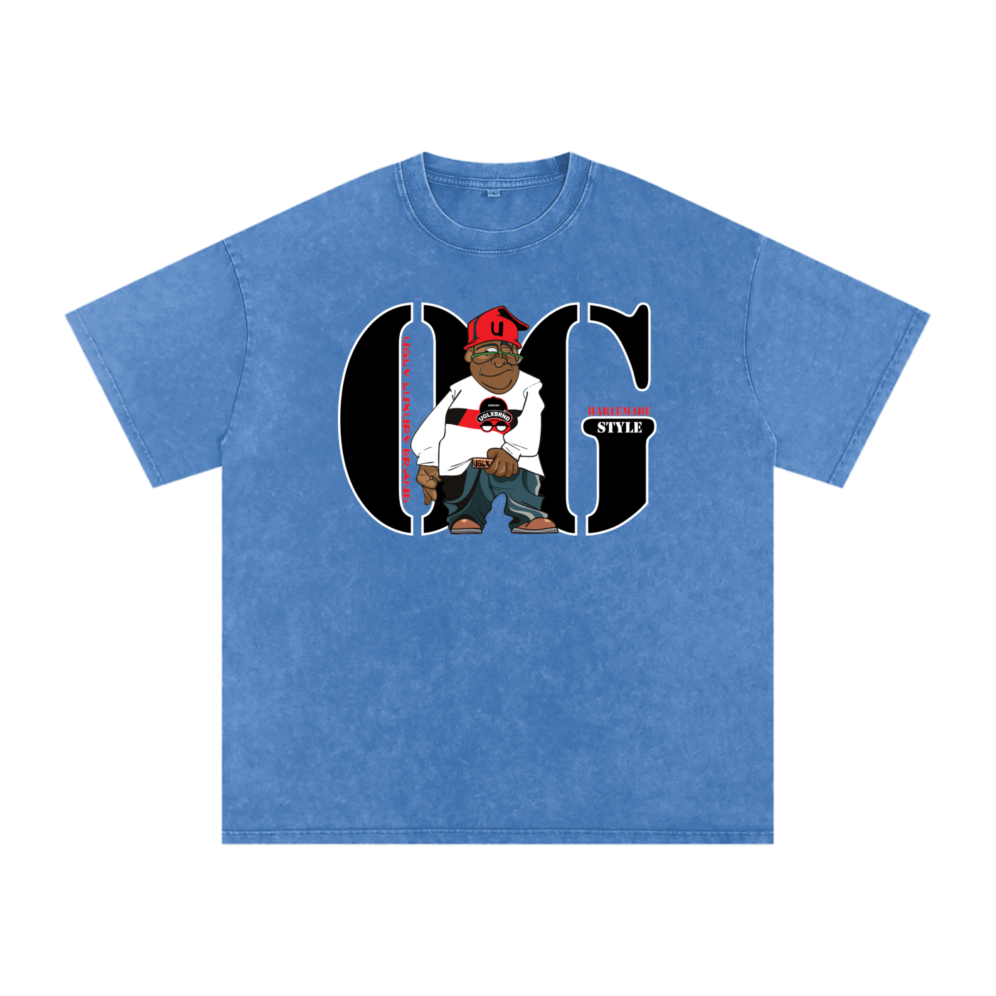 OG STYLE Acid Wash Oversize T-Shirt - 250 GSM