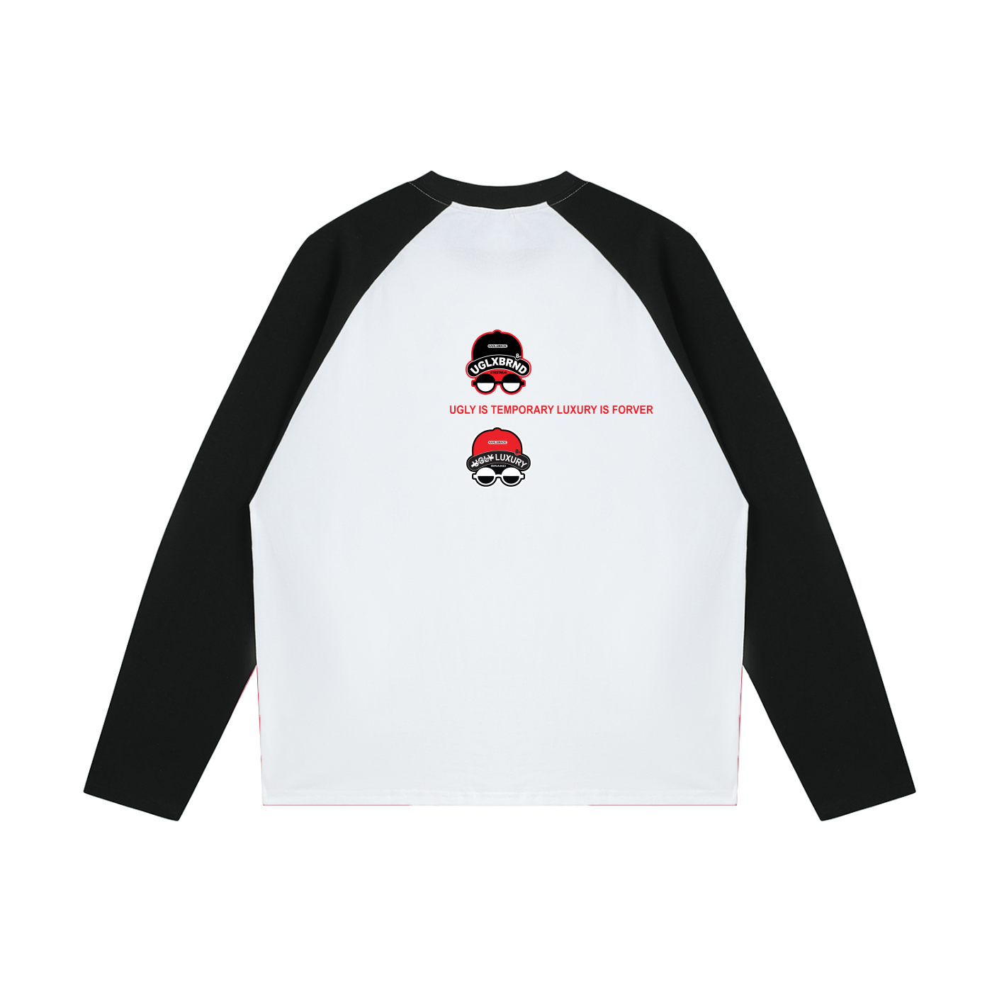 OG STYLE Color-Blocked Raglan Long-Sleeve T-Shirt