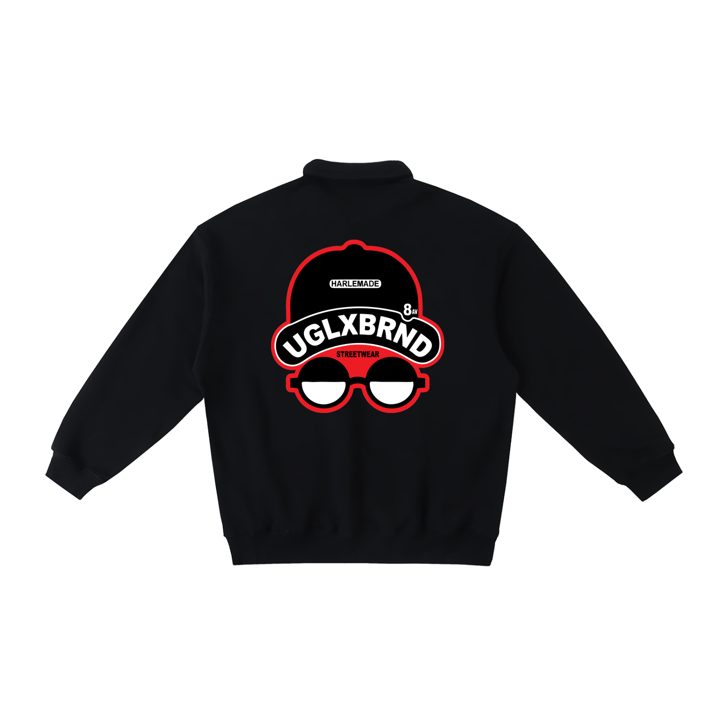 UGLXBRND Heavyweight Polo-Collar Sweatshirt