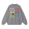UGLX BRND Acid Wash Oversize Sweatshirt - 360 GSM