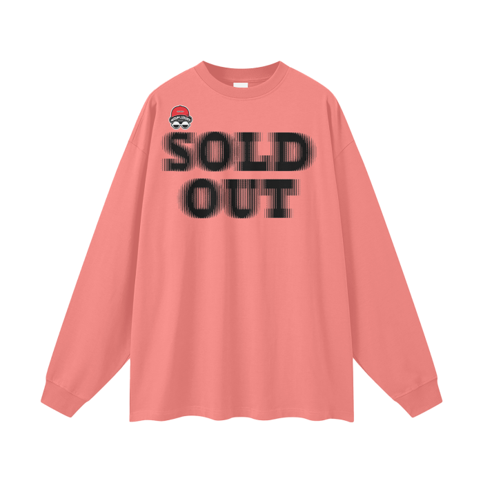 SOLD OUT Streetwear Unisex 305G FOG 100% Cotton Long Sleeve Tee