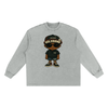 FUGLY HOMEBOY Snow Washed Oversize Long Sleeve T-shirt