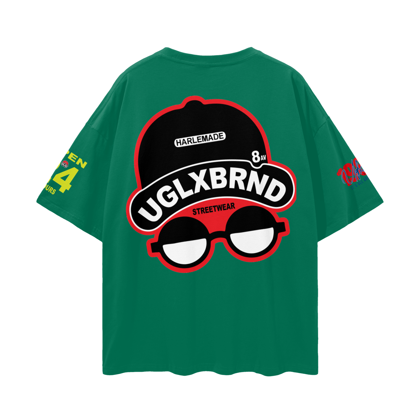 FLIP UGLXBRND Streetwear Loose Drop Shoulder T-Shirt