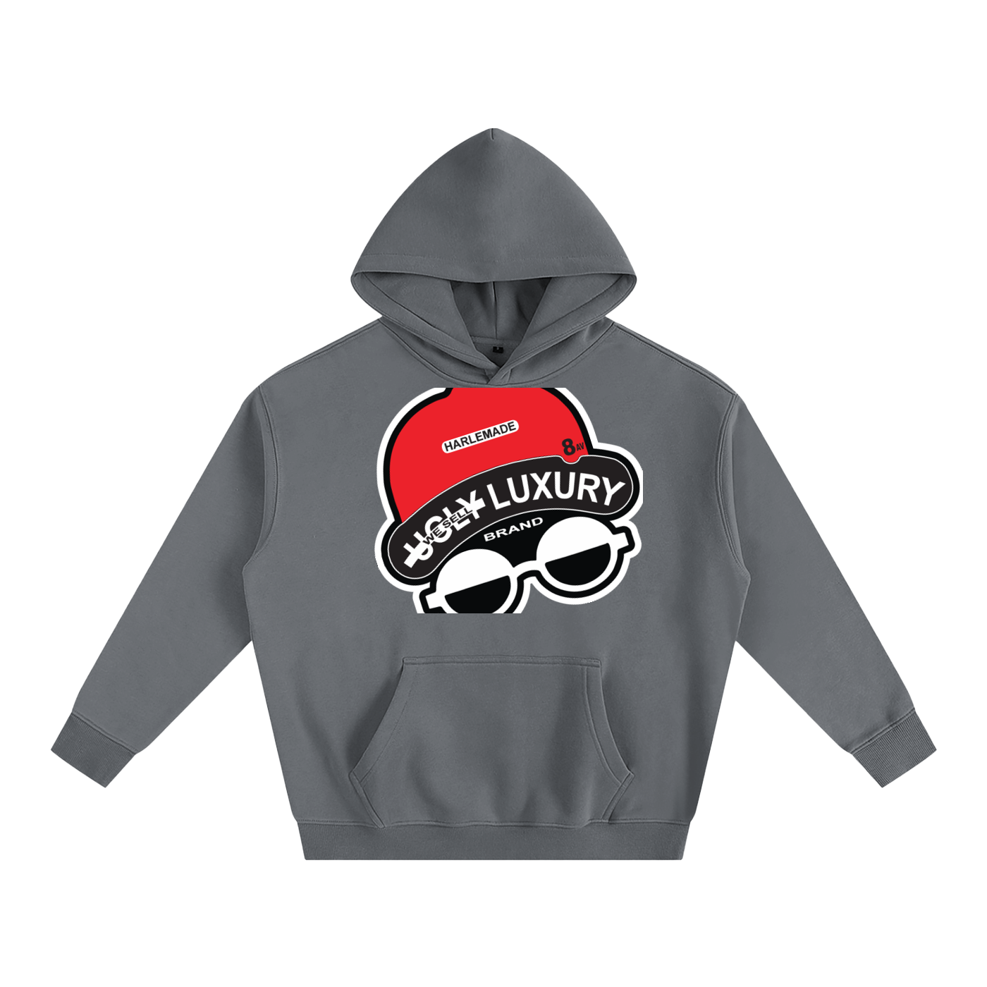 UGLY LUXURY BRAND Oversize Fleeced Hoodie