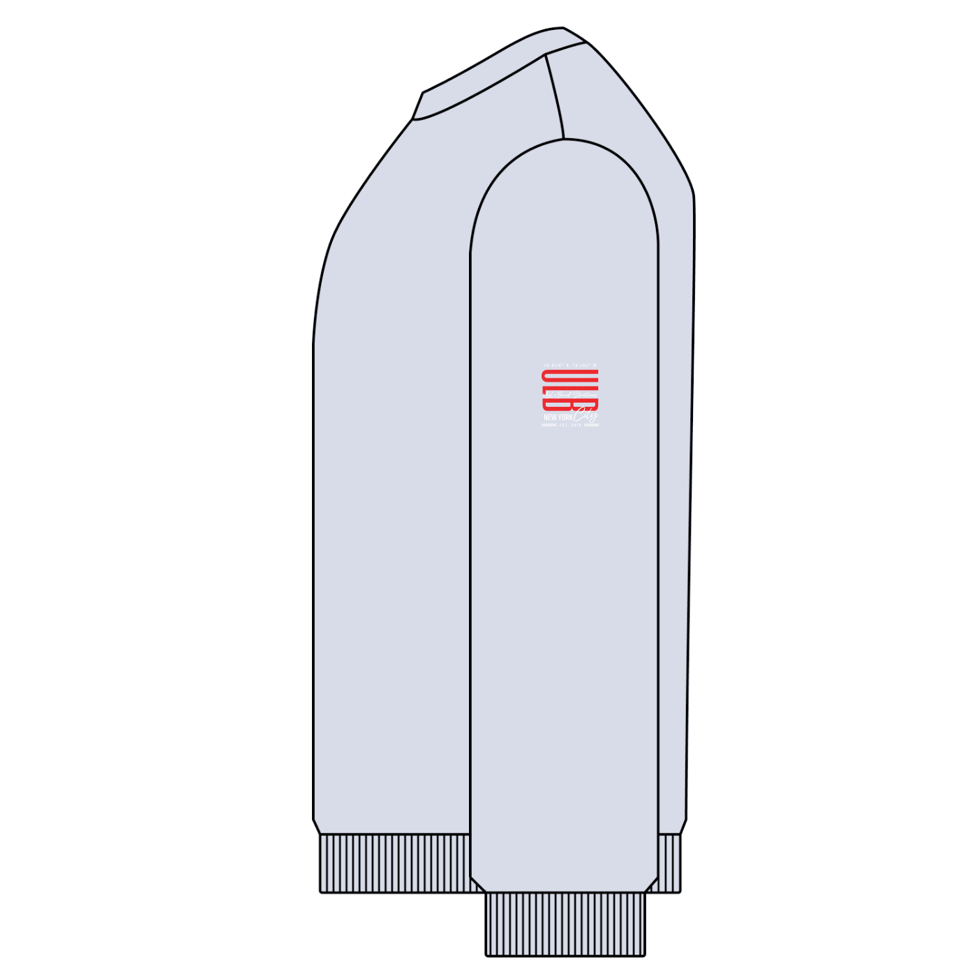 HAELEM WORLD UGLX Snow Washed Oversized Sweatshirt