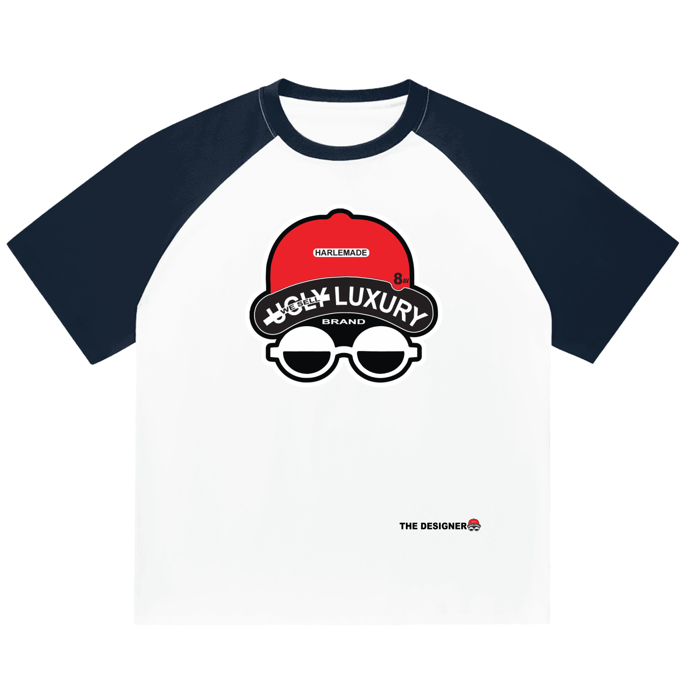 UGLY BASEBALL Color-Blocked Raglan Sleeve T-shirt