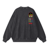 UGLX BRND Acid Wash Oversize Sweatshirt - 360 GSM
