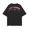 UGLY LUXURY BRAND IN BLK Oversize Deep Drop Shoulder Tee - 190 GSM