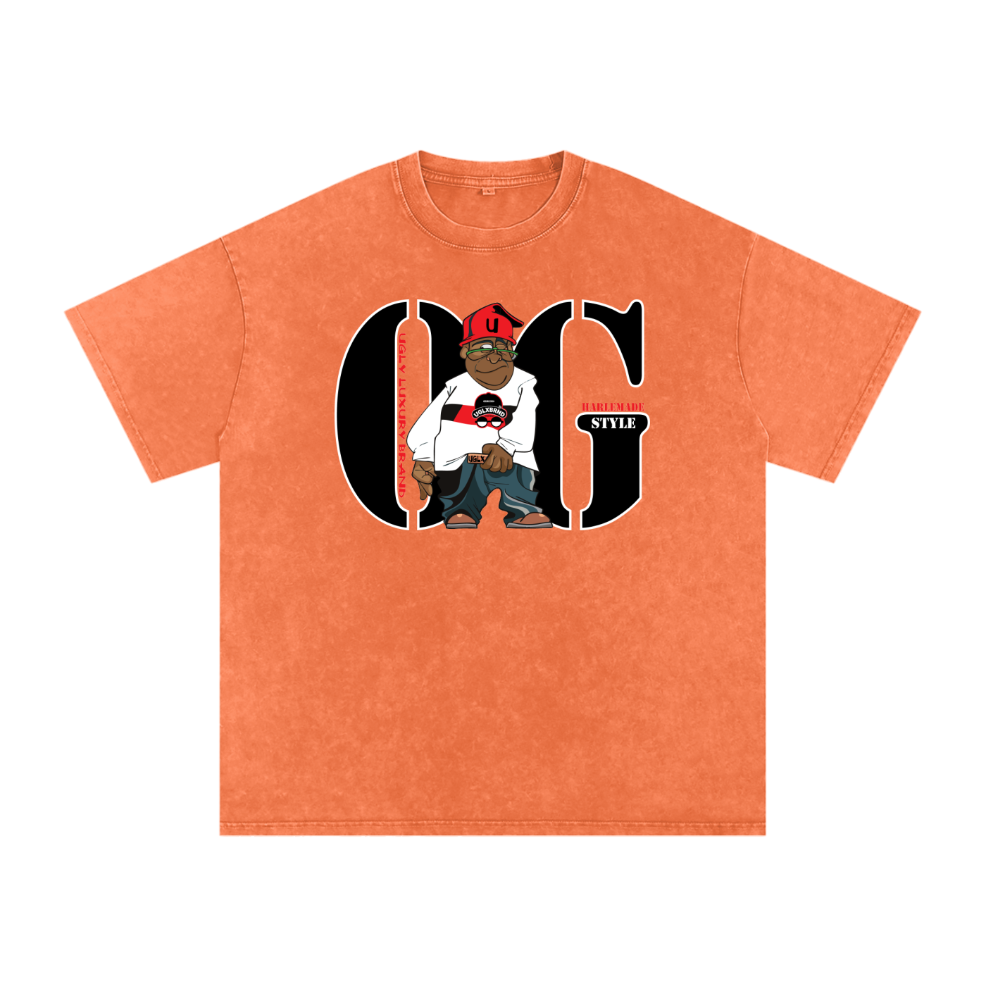 OG STYLE Acid Wash Oversize T-Shirt - 250 GSM