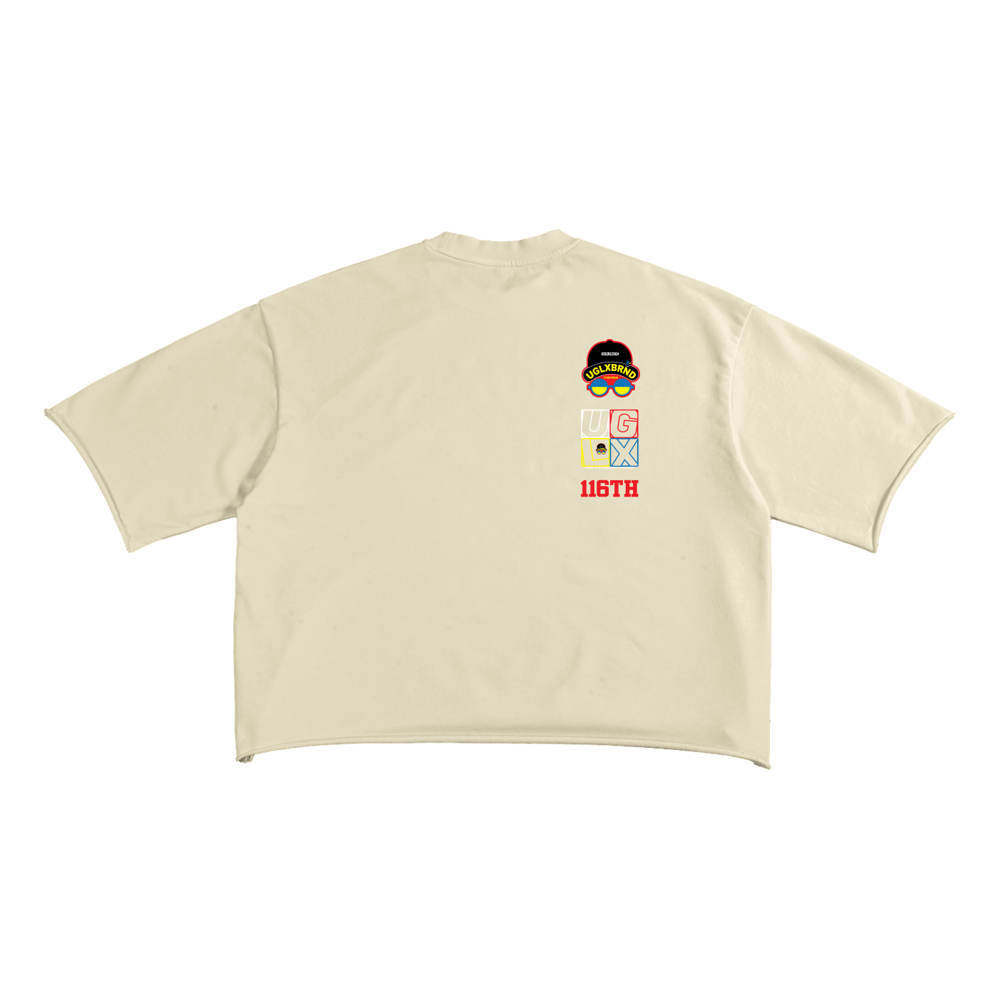 UGLX BRND French Terry Raw Edge T-shirt