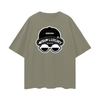 UGLY LUXURY BRAND IN BLK Oversize Deep Drop Shoulder Tee - 190 GSM