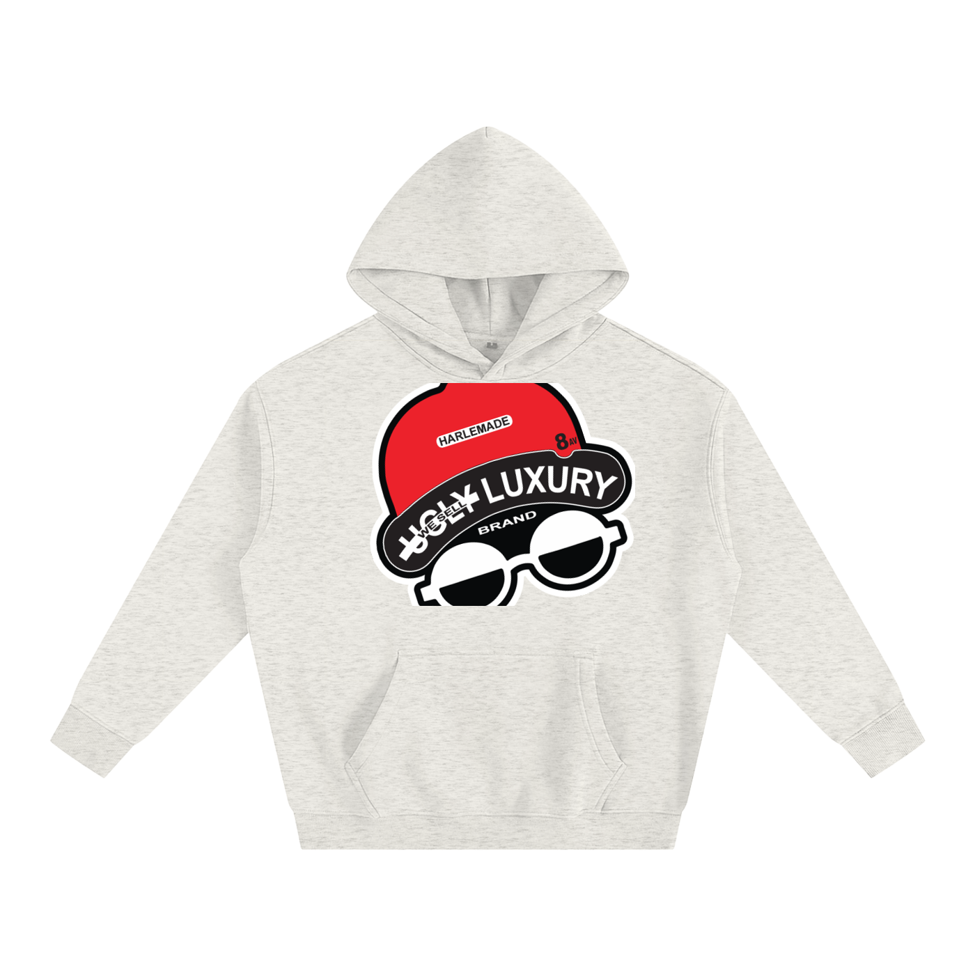 UGLY LUXURY BRAND Oversize Fleeced Hoodie