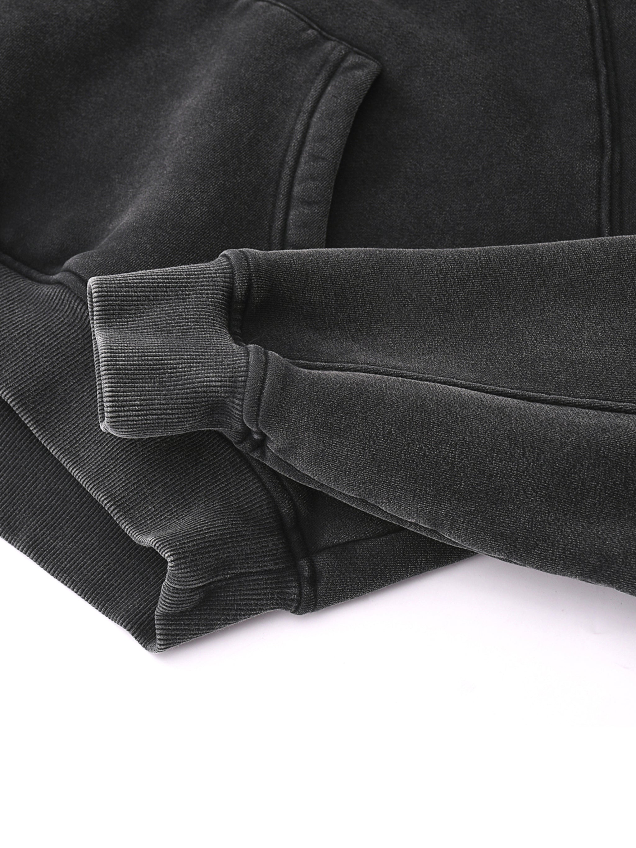 LADY UGLY LUXURY BRAND Snow Washed Cropped Hoodie