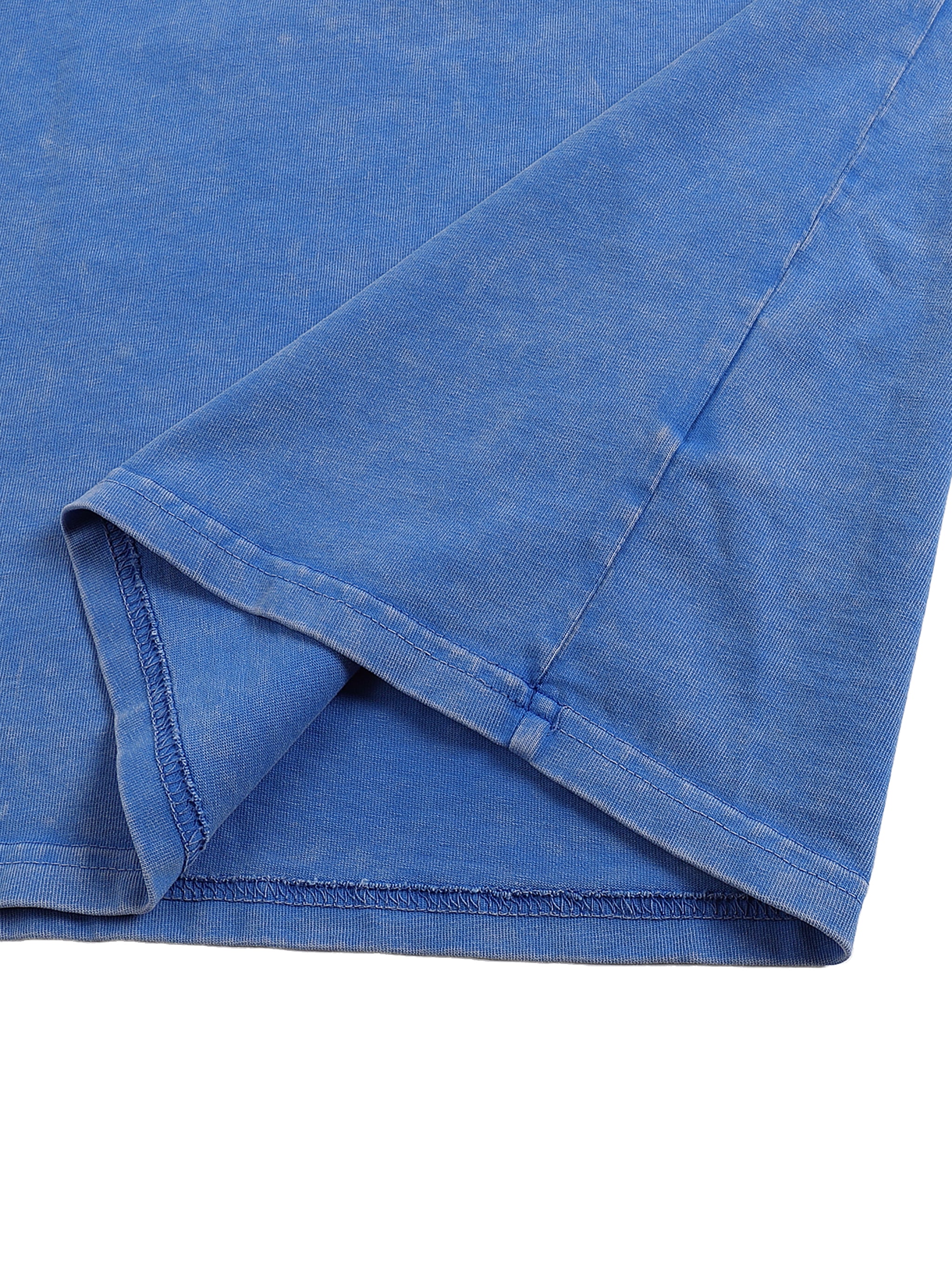 URBAN VIBE Snow Washed Oversized Cotton T-Shirt