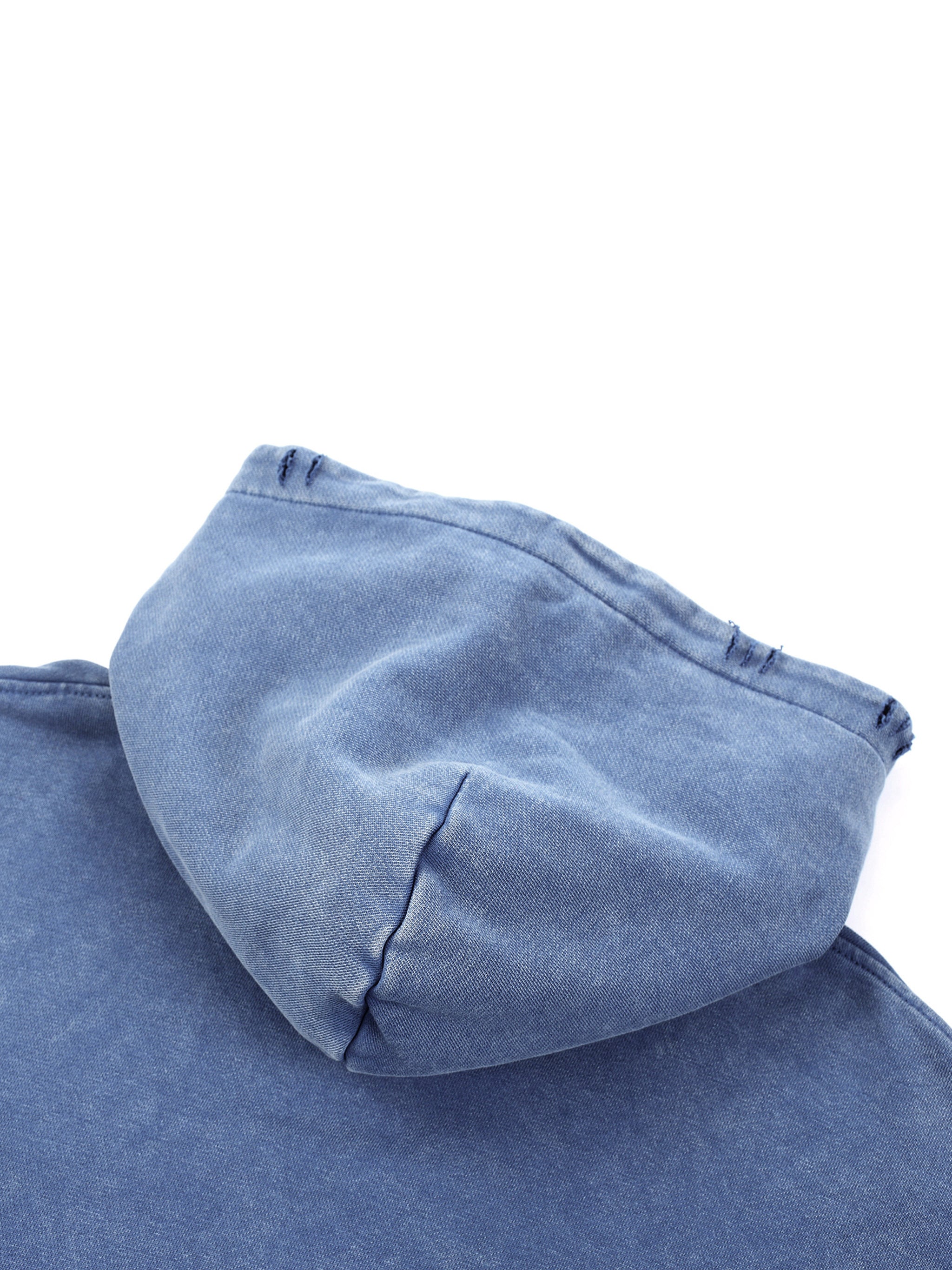 1966 Snow Wash Hand-Frayed Heavyweight  Hoodie