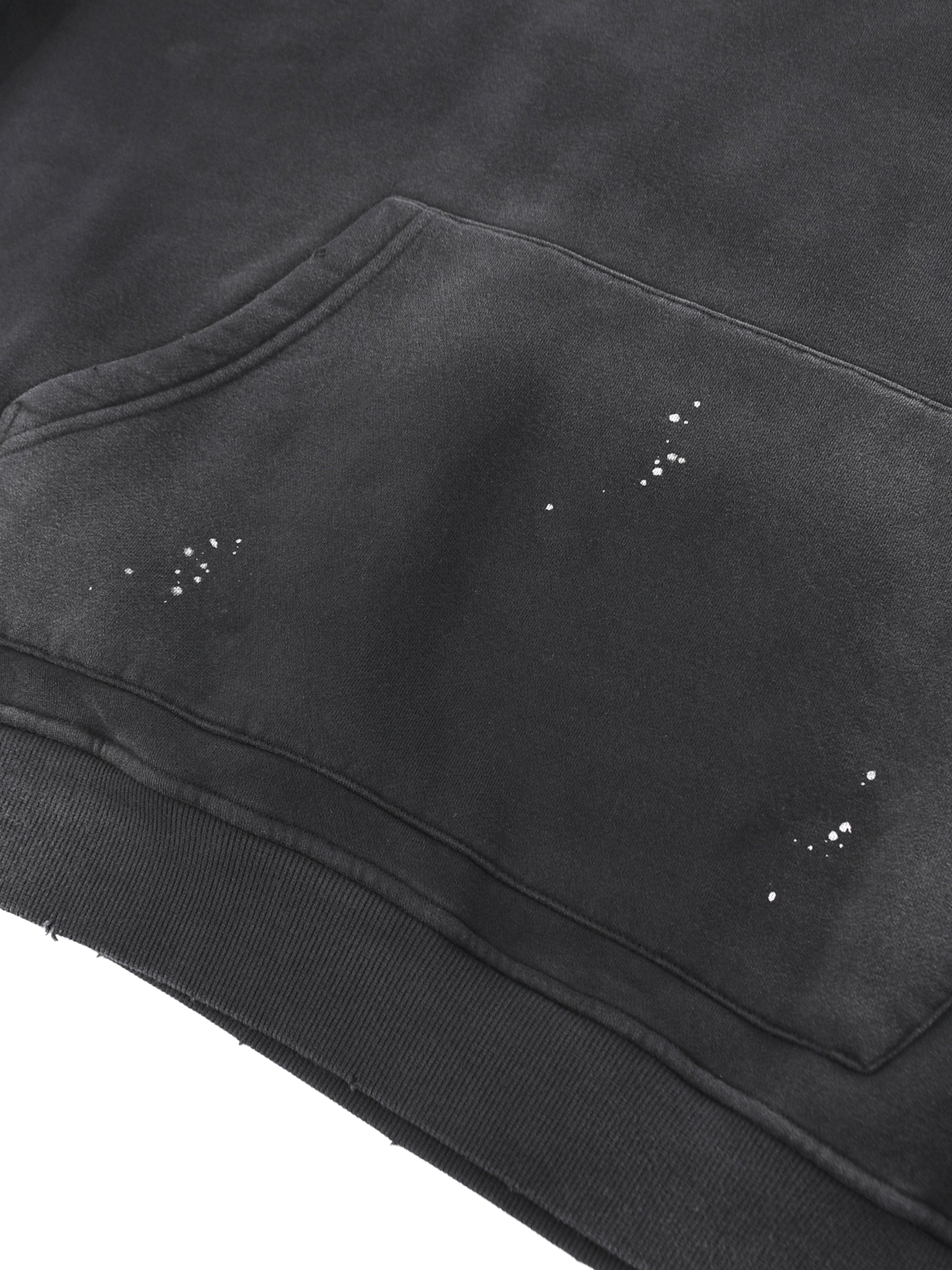 MUSIC FEST. Vintage Washed Frayed Fleece Hoodie